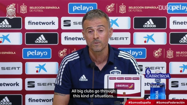 Luis Enrique on Barça’s situation